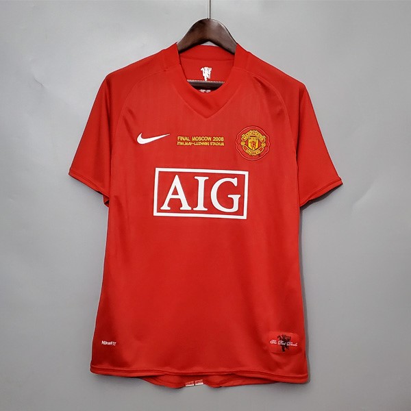 Tailandia Camiseta Manchester United 1ª Retro 2007 2008